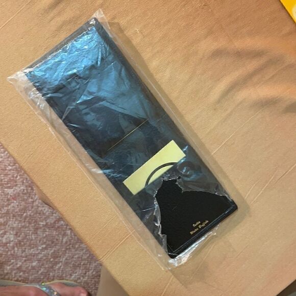 Vintage 60s Water Buffalo black Leather Wallet NIB - Picture 6 of 12